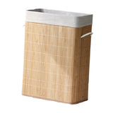 Maxbell Bamboo Laundry Storage Basket Foldable Container for Bedroom Home Apartments