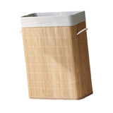 Maxbell Bamboo Laundry Storage Basket Foldable Container for Bedroom Home Apartments