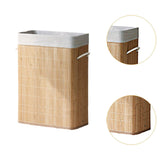 Maxbell Bamboo Laundry Storage Basket Foldable Container for Bedroom Home Apartments