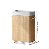 Maxbell Bamboo Laundry Storage Basket Foldable Container for Bedroom Home Apartments