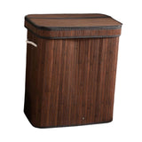 Maxbell Bamboo Laundry Basket Bamboo Storage Basket for Living Room Bathroom College