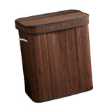 Maxbell Bamboo Laundry Basket Bamboo Storage Basket for Living Room Bathroom College