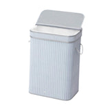 Maxbell Bamboo Laundry Basket Portable Storage Basket Bins for Bathroom Dorm College Gray