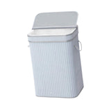 Maxbell Bamboo Laundry Basket Portable Storage Basket Bins for Bathroom Dorm College Gray