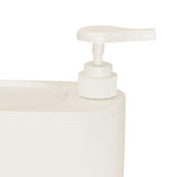Maxbell Kitchen Soap Dispenser Portable with Sponge Holder for Countertop Home white
