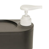 Maxbell Kitchen Soap Dispenser Portable with Sponge Holder for Countertop Home black