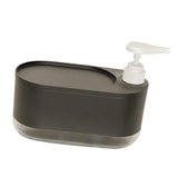 Maxbell Kitchen Soap Dispenser Portable with Sponge Holder for Countertop Home black