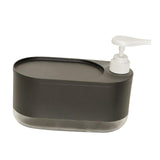 Maxbell Kitchen Soap Dispenser Portable with Sponge Holder for Countertop Home black