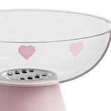 Maxbell Fruit Bowl Kitchen Counter Candy Plate High Footed Multipurpose Serving Tray Clear