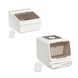 Maxbell Rice Container Multipurpose Rice Dispenser for Countertop Household Pet Food S