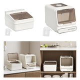Maxbell Rice Container Multipurpose Rice Dispenser for Countertop Household Pet Food S