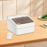 Maxbell Rice Container Multipurpose Rice Dispenser for Countertop Household Pet Food S