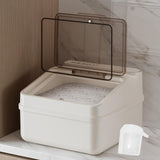 Maxbell Rice Container Multipurpose Rice Dispenser for Countertop Household Pet Food S