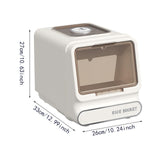 Maxbell Rice Container Multipurpose Rice Dispenser for Countertop Household Pet Food L