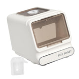 Maxbell Rice Container Multipurpose Rice Dispenser for Countertop Household Pet Food L