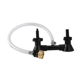 Maxbell Bottle Washer Sink Attachment Washing Tool Double Nozzle for Kitchen Lab Bar