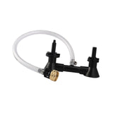 Maxbell Bottle Washer Sink Attachment Washing Tool Double Nozzle for Kitchen Lab Bar