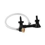 Maxbell Bottle Washer Sink Attachment Washing Tool Double Nozzle for Kitchen Lab Bar