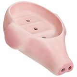 Maxbell Ceramic Soap Dish Lovely Box Case with Self Draining for Bar Counter Kitchen