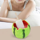 Maxbell Ceramic Watermelon Bowl Creative Dessert Fruit Bowl for Food Appetizer Fruit