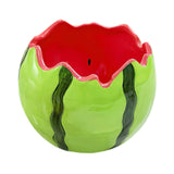 Maxbell Ceramic Watermelon Bowl Creative Dessert Fruit Bowl for Food Appetizer Fruit