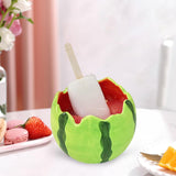 Maxbell Ceramic Watermelon Bowl Creative Dessert Fruit Bowl for Food Appetizer Fruit