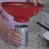 Maxbell Food Container Portable Easy to Clean Oil Drainer for Fruit Home Use Cooking Red