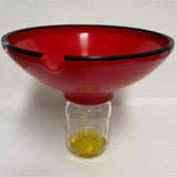 Maxbell Food Container Portable Easy to Clean Oil Drainer for Fruit Home Use Cooking Red