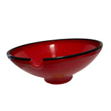 Maxbell Food Container Portable Easy to Clean Oil Drainer for Fruit Home Use Cooking Red