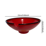Maxbell Food Container Portable Easy to Clean Oil Drainer for Fruit Home Use Cooking Red