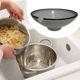 Maxbell Food Container Portable Easy to Clean Oil Drainer for Fruit Home Use Cooking Grey