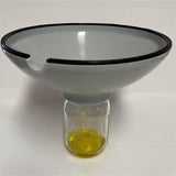 Maxbell Food Container Portable Easy to Clean Oil Drainer for Fruit Home Use Cooking Grey