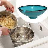 Maxbell Food Container Portable Easy to Clean Oil Drainer for Fruit Home Use Cooking Blue