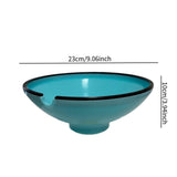 Maxbell Food Container Portable Easy to Clean Oil Drainer for Fruit Home Use Cooking Blue