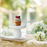 Maxbell Wood Cake Stand Serving Tray Cake Holder for Wedding Table Kids Shower Party Diameter 13.5cm