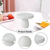 Maxbell Wood Cake Stand Serving Tray Cake Holder for Wedding Table Kids Shower Party Diameter 13.5cm