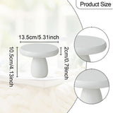 Maxbell Wood Cake Stand Serving Tray Cake Holder for Wedding Table Kids Shower Party Diameter 13.5cm