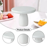 Maxbell Wood Cake Stand Serving Tray Cake Holder for Wedding Table Kids Shower Party Diameter 20cm