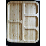 Maxbell Bamboo Cutting Board Snack Fruit Tray for Bridal Shower Charcuteries New Home