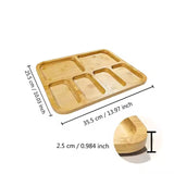 Maxbell Bamboo Cutting Board Snack Fruit Tray for Bridal Shower Charcuteries New Home