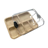 Maxbell Bamboo Cutting Board Snack Fruit Tray for Bridal Shower Charcuteries New Home