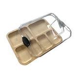 Maxbell Bamboo Cutting Board Snack Fruit Tray for Bridal Shower Charcuteries New Home