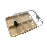 Maxbell Bamboo Cutting Board Snack Fruit Tray for Bridal Shower Charcuteries New Home