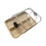 Maxbell Bamboo Cutting Board Snack Fruit Tray for Bridal Shower Charcuteries New Home