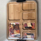 Maxbell Bamboo Cutting Board Snack Fruit Tray for Bridal Shower Charcuteries New Home
