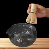 Maxbell Japanese Matcha Bow with Pouring Spout Tea Bowl for Household Family and Kitchen