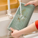 Maxbell Silicone Drip Mat Easy Clean Drain Pad Spill Mat for Home Bartending Camping Green