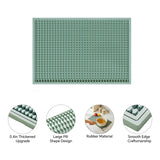Maxbell Silicone Drip Mat Easy Clean Drain Pad Spill Mat for Home Bartending Camping Green