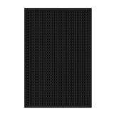 Maxbell Silicone Drip Mat Easy Clean Drain Pad Spill Mat for Home Bartending Camping Black
