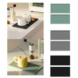 Maxbell 2x Silicone Bar Mat Non Slip Coffee Mat for Farmhouse Counter Top Bartending Green